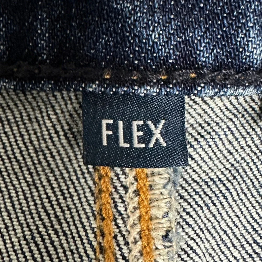 American Eagle Flex Jeans Mens 40X32 Blue Relaxed Straight Distressed Stretch